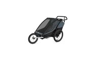 Thule Chariot Cab podwójna przyczepka rowerowa Dark Slate