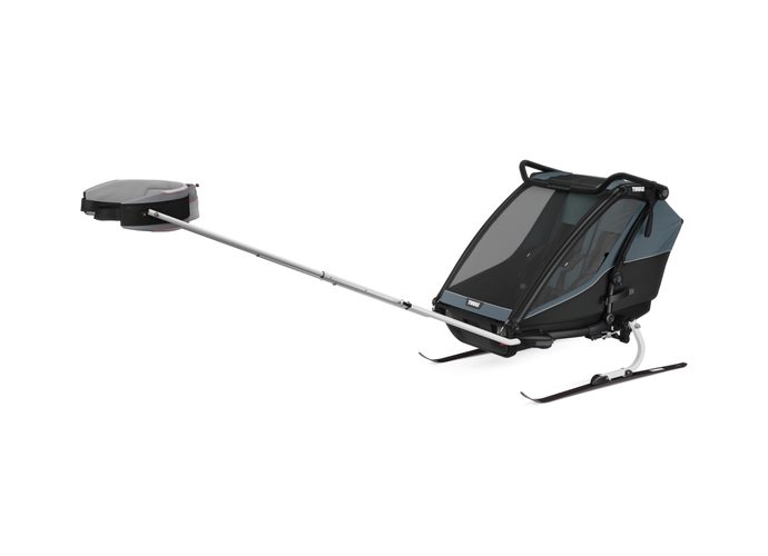 Thule Chariot Cab podwójna przyczepka rowerowa Dark Slate