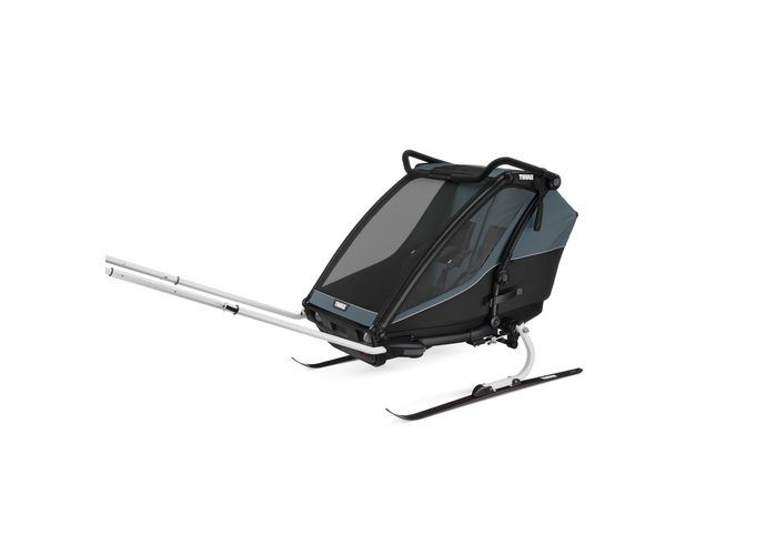 Thule Chariot Cab podwójna przyczepka rowerowa Dark Slate