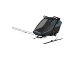 Thule Chariot Cab podwójna przyczepka rowerowa Dark Slate
