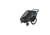 Thule Chariot Cab podwójna przyczepka rowerowa Dark Slate