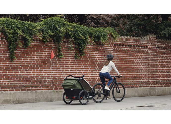 Thule Chariot Cab przyczepka rowerowa CypressGreen - ciemny zielony
