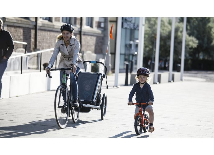 Przyczepka rowerowa THULE Chariot Sport2 MidnBlack - czarna