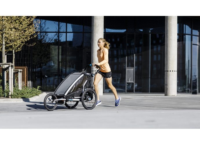 Przyczepka rowerowa THULE Chariot Sport2 MidnBlack - czarna