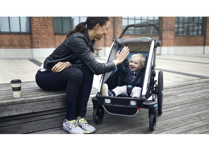 Przyczepka rowerowa THULE Chariot Sport2 MidnBlack - czarna