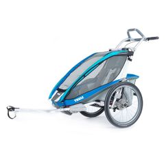 Thule CX1 + Cycle + stroll przyczepka rowerowa niebieska