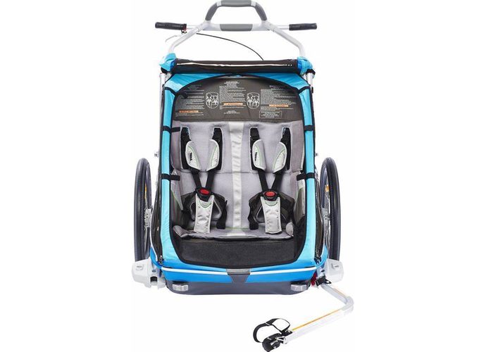 Przyczepka rowerowa THULE CX2 + STROLL + CYCLE  niebieska