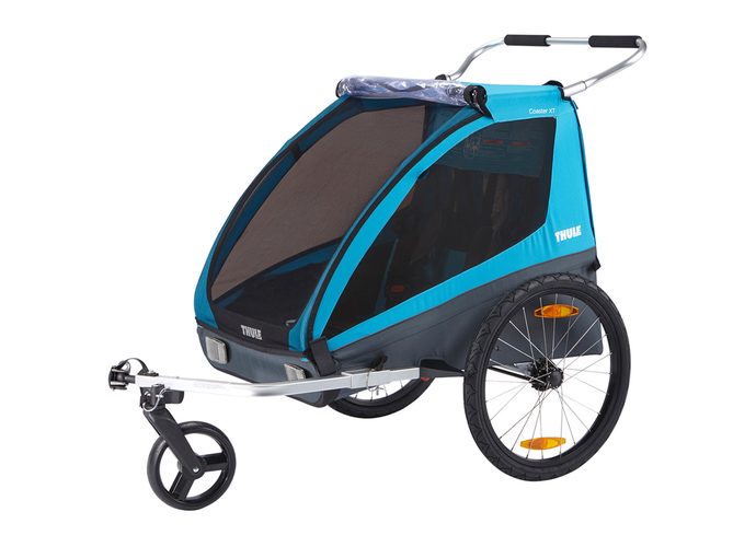 Thule Coaster XT przyczepka rowerowa niebieska