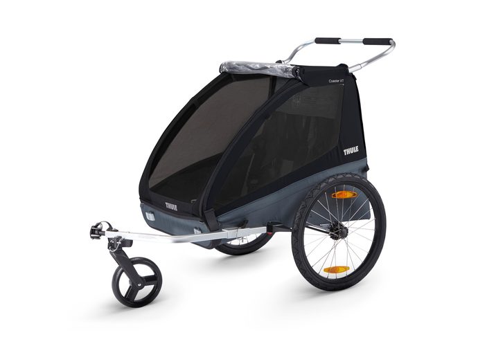 Thule Coaster XT bike trailer+Stroll Black przyczepka rowerowa