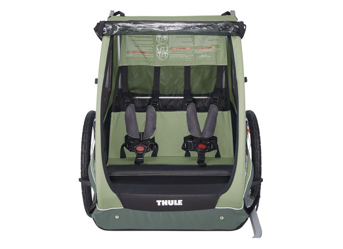 Przyczepka rowerowa THULE Coaster XT Stroll Basil/ Mallard Green