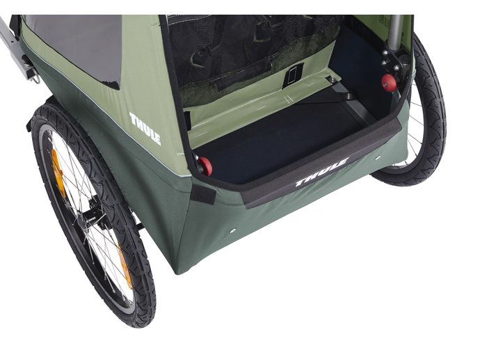 Przyczepka rowerowa THULE Coaster XT Stroll Basil/ Mallard Green