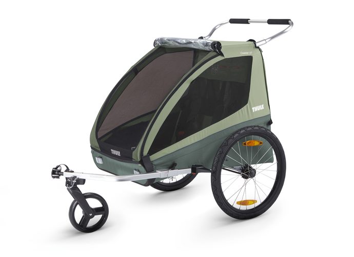 Thule Coaster XT przyczepka rowerowa model 2022 Stroll Basil/ Mallard Green