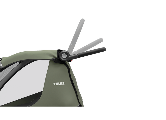 Thule Courier przyczepka rowerowa Vintage Green