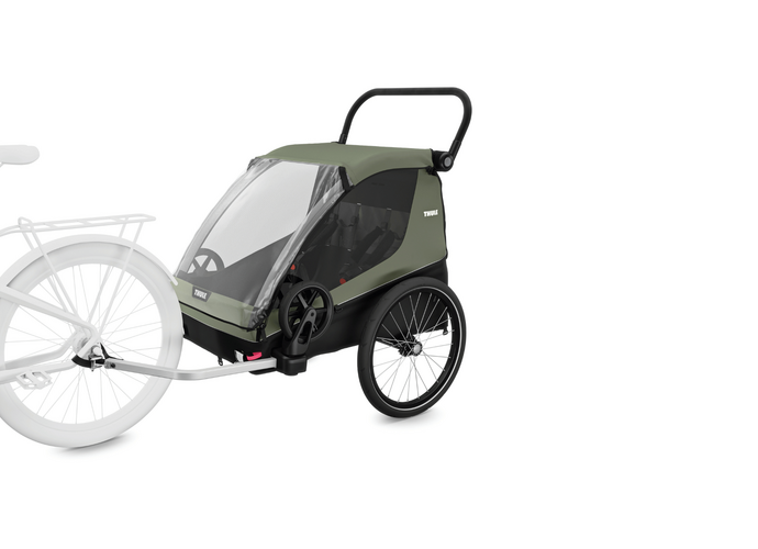 Thule Courier przyczepka rowerowa Vintage Green