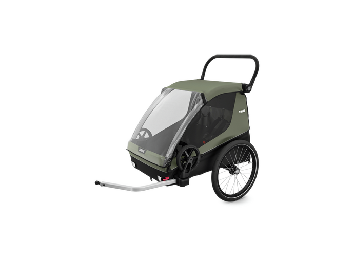 Thule Courier przyczepka rowerowa Vintage Green