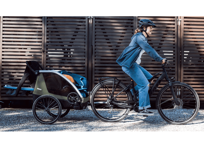 Thule Courier przyczepka rowerowa Vintage Green