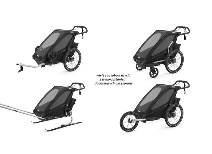 Thule Chariot Sport1 przyczepka rowerowa SpeYellow - żółto/czarna