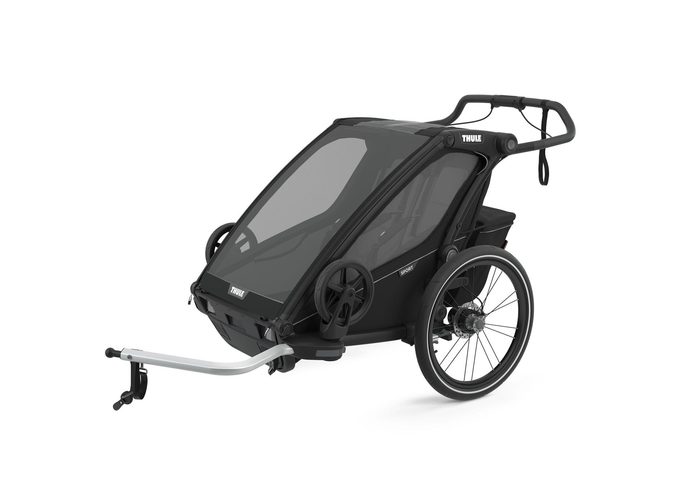 Przyczepka rowerowa THULE Chariot Sport2 MidnBlack - czarna