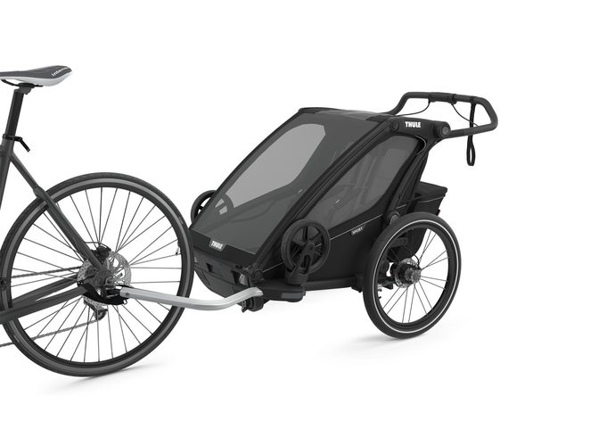Przyczepka rowerowa THULE Chariot Sport2 MidnBlack - czarna