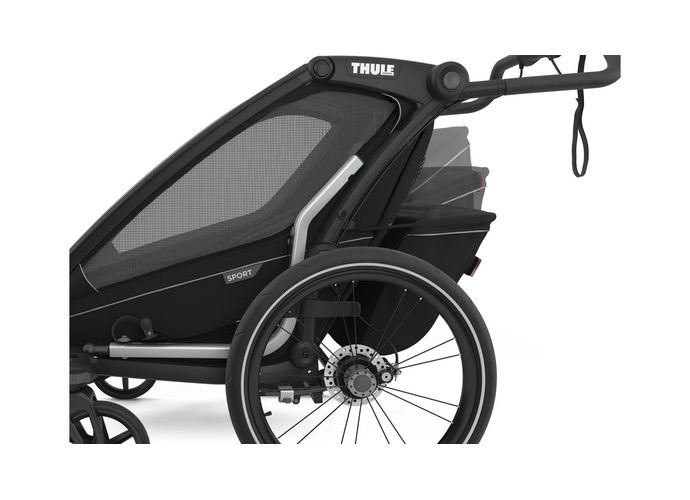 Przyczepka rowerowa THULE Chariot Sport2 MidnBlack - czarna