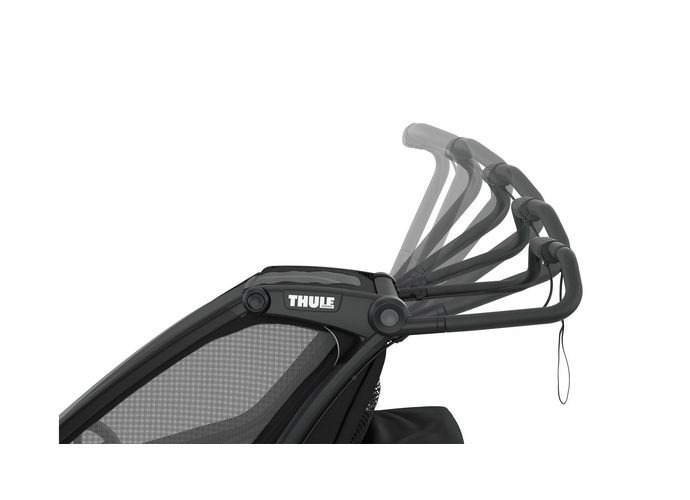 Przyczepka rowerowa THULE Chariot Sport2 MidnBlack - czarna