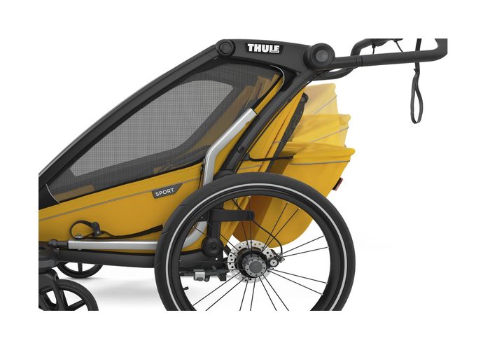 Przyczepka rowerowa THULE Chariot Sport2 SpeYellow - żółto/czarna