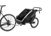 Przyczepka rowerowa THULE Chariot Lite2 Agave czarno-szara