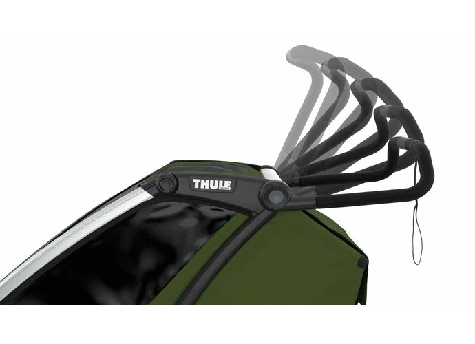 Thule Chariot Cab2 CypresGreen przyczepka rowerowa