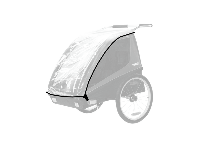 Thule Coaster Rain cover - Osłona przeciwdeszczowa do przyczepki Coaster