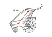 Przyczepka rowerowa THULE Chariot Sport2 MidnBlack - czarna