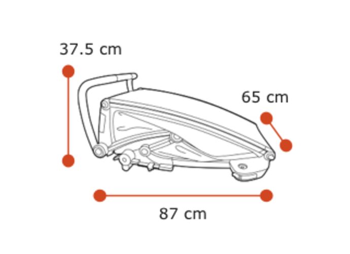 Thule Chariot Sport pojedyncza przyczepka rowerowa MidnBlack