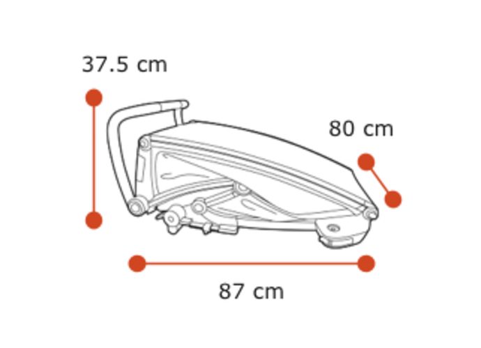 Przyczepka rowerowa THULE Chariot Sport2 MidnBlack - czarna