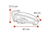 Przyczepka rowerowa THULE Chariot Sport2 MidnBlack - czarna