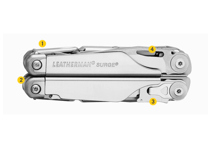 Leatherman SURGE Multitool 21 narzędzi stal nierdzewna