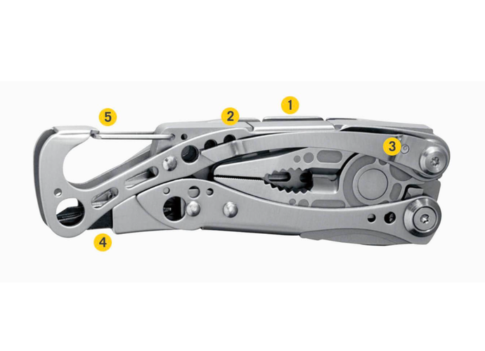 Leatherman SKELETOOL Multitool 7 narzędzi stal nierdzewna