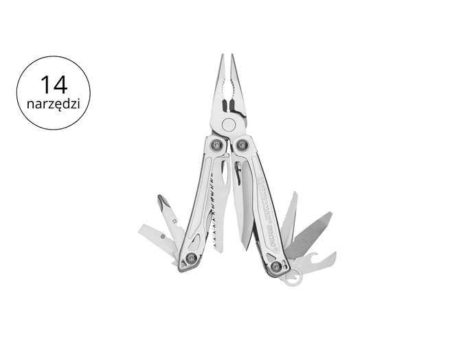 Leatherman SIDEKICK Multitool 14 narzędzi stal nierdzewna