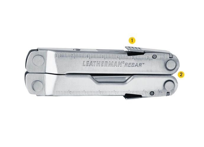 Leatherman REBAR Stainless Multitool 17 narzędzi stal nierdzewna
