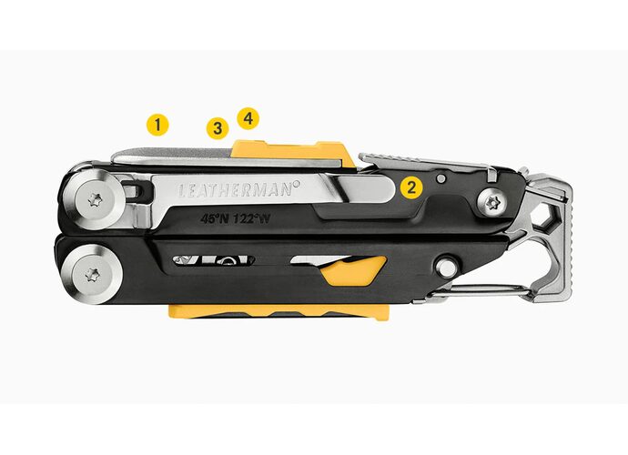 Leatherman SIGNAL Coyote Multitool 19 narzędzi stal nierdzewna