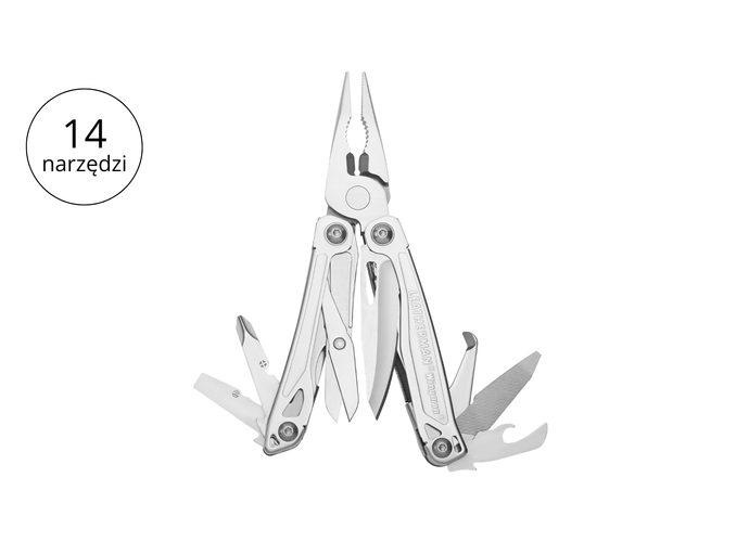 Leatherman WINGMAN Multitool 14 narzędzi stal nierdzewna