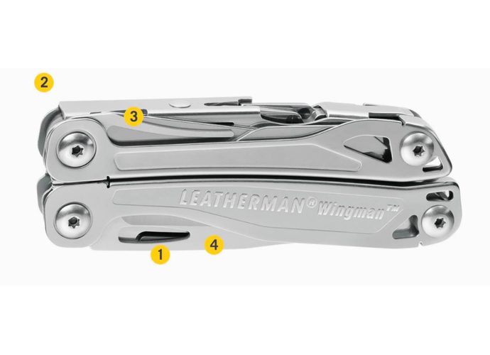 Leatherman WINGMAN Multitool 14 narzędzi stal nierdzewna