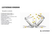 Leatherman WINGMAN Multitool 14 narzędzi stal nierdzewna