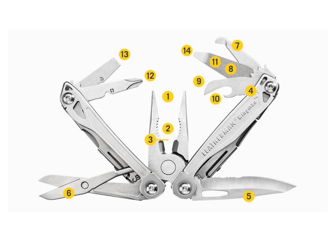 Leatherman WINGMAN Multitool 14 narzędzi stal nierdzewna