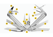 Leatherman WAVE PLUS Black Multitool 18 narzędzi stal nierdzewna