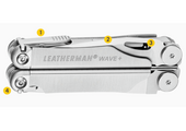 Leatherman WAVE PLUS Black Multitool 18 narzędzi stal nierdzewna