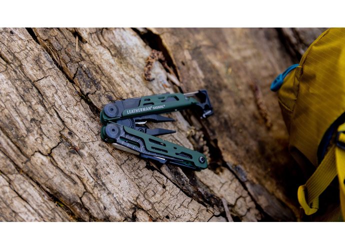 Leatherman SIGNAL Green Multitool 19 narzędzi