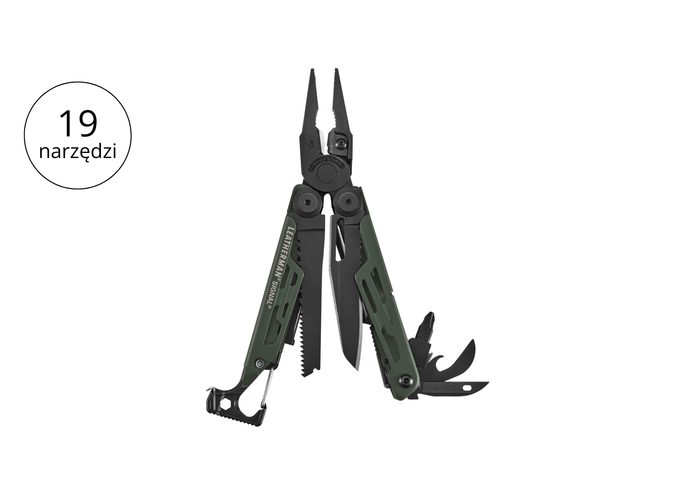 Leatherman SIGNAL Green Multitool 19 narzędzi