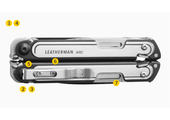 Leatherman ARC Multitool 20 narzędzi stal nierdzewna i czarna powłoka DLC