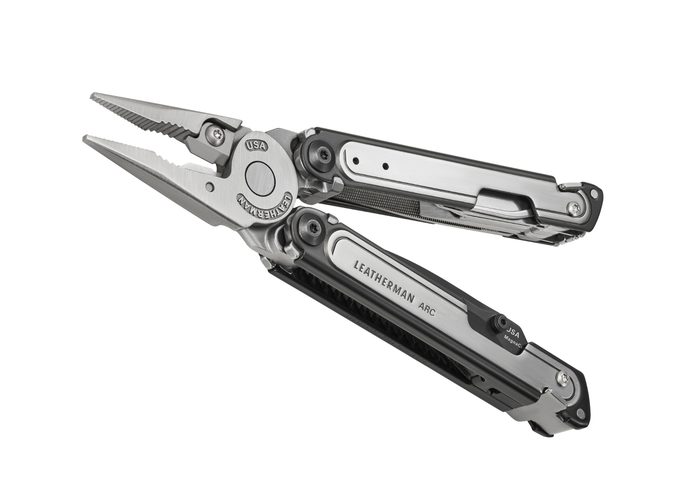 Leatherman ARC Multitool 20 narzędzi stal nierdzewna i czarna powłoka DLC