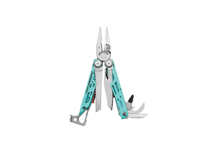 Leatherman SIGNAL Multitool Aqua/Srebrny 19 narzędzi