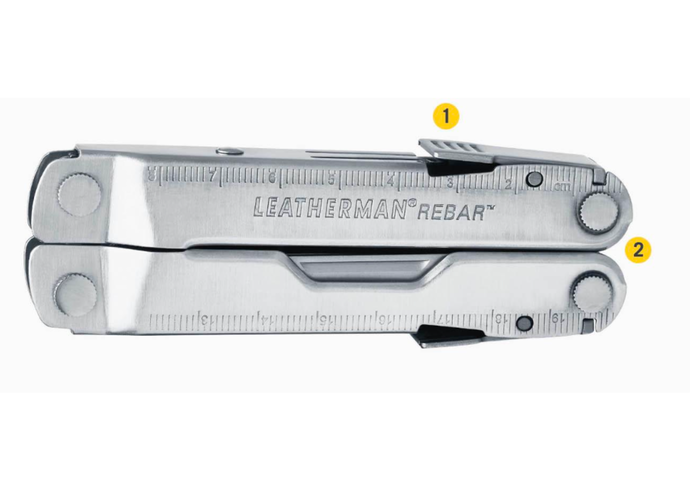 Leatherman REBAR Heathered Cranberry Multitool 17 narzędzi